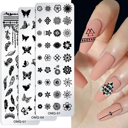 Nail Art Stamper Kit Mask Queen Nepal