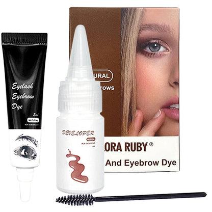 Flora Ruby Waterproof Eyebrow & Eyelash Dyeing Cream Gel Mask Queen Nepal