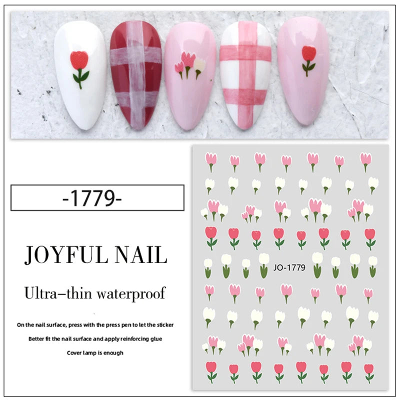 JOYFUL Hollow Out Nail Sticker Mask Queen Nepal