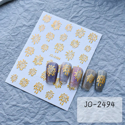 JOYFUL Hollow Out Nail Sticker Mask Queen Nepal