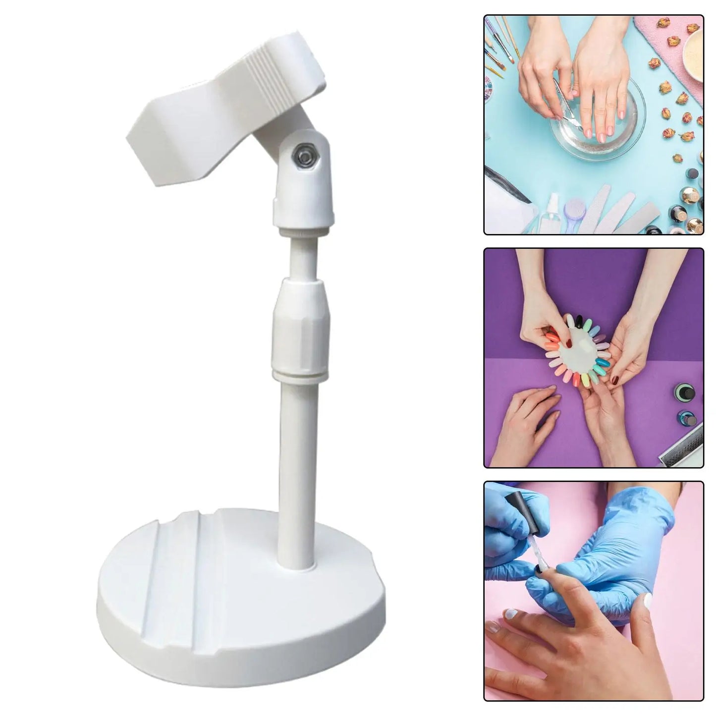 Mini Nail Light Stand Hands Free Nail Art Tool Mini Nail Dryer Bracket Mask Queen Nepal