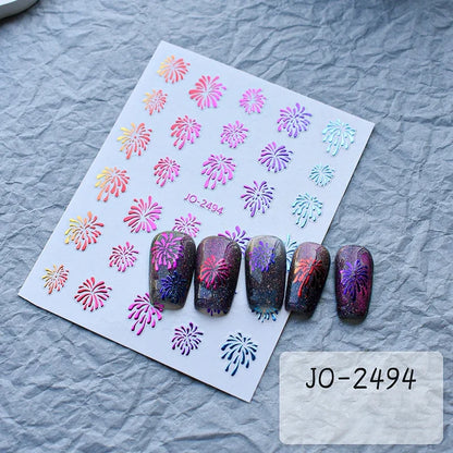 JOYFUL Hollow Out Nail Sticker Mask Queen Nepal