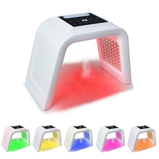 6 Color LED Mask Omega Light PDT Moisture Spectrometer Machine Mask Queen Nepal