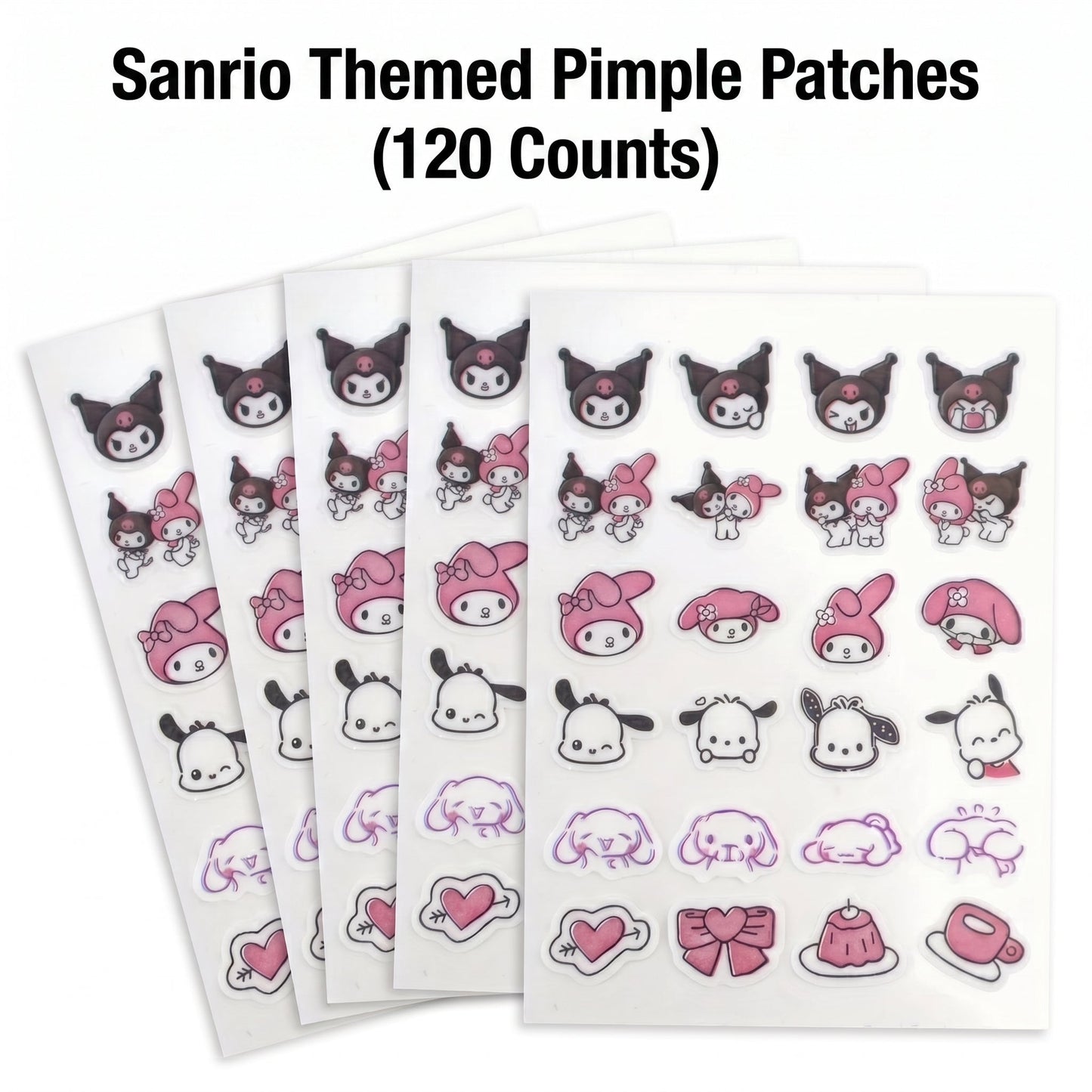 Sanrio Themed Pimple Patches (120 Counts) Easy Beauty Nepal