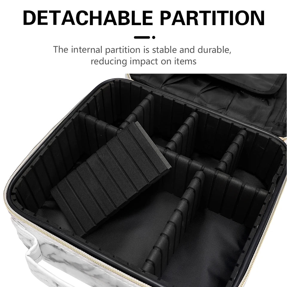 Portable Women's Cosmetic Makeup Organizer Bag Easy Beauty Nepal