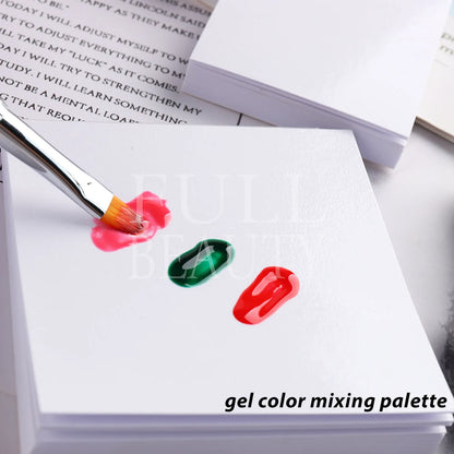 Nail Art Palette Colour Mixing Waterproof Paper Mask Queen Nepal