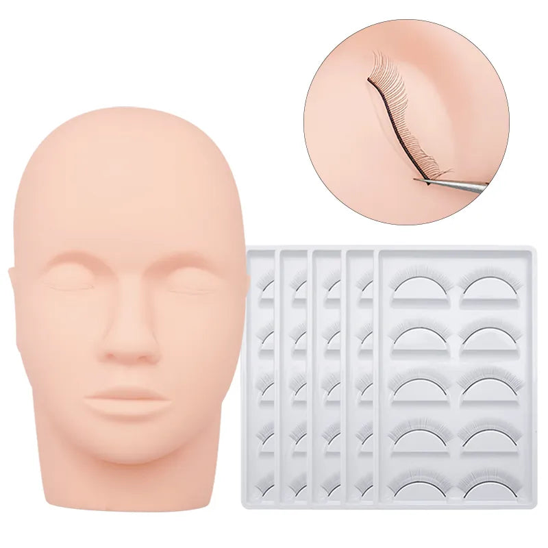 Practice Mannequin Training Head for Lashes Mask Queen Nepal