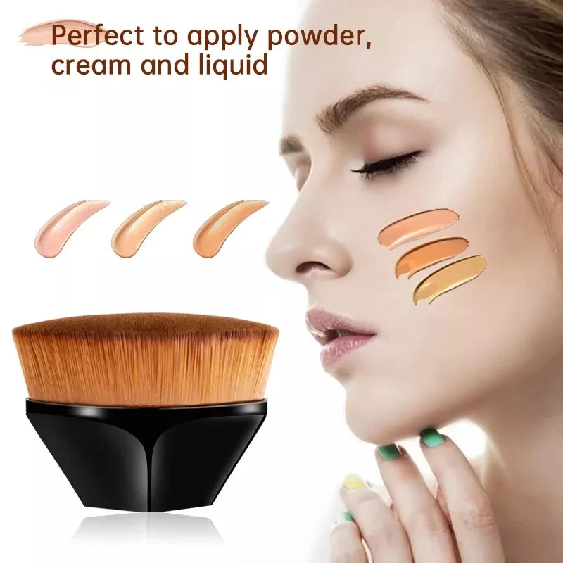 Six Corners Soft Synthetic Makeup Flawless Foundation Brush - Mask Queen Nepal