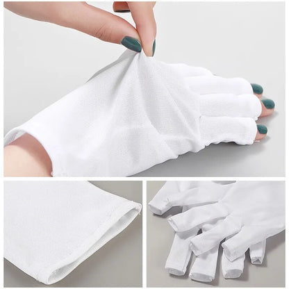 Anti UV Nail Gloves Radiation Hand Gloves Mask Queen Nepal