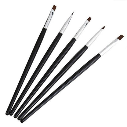 5pcs Nail Gel Brush Set Mask Queen Nepal