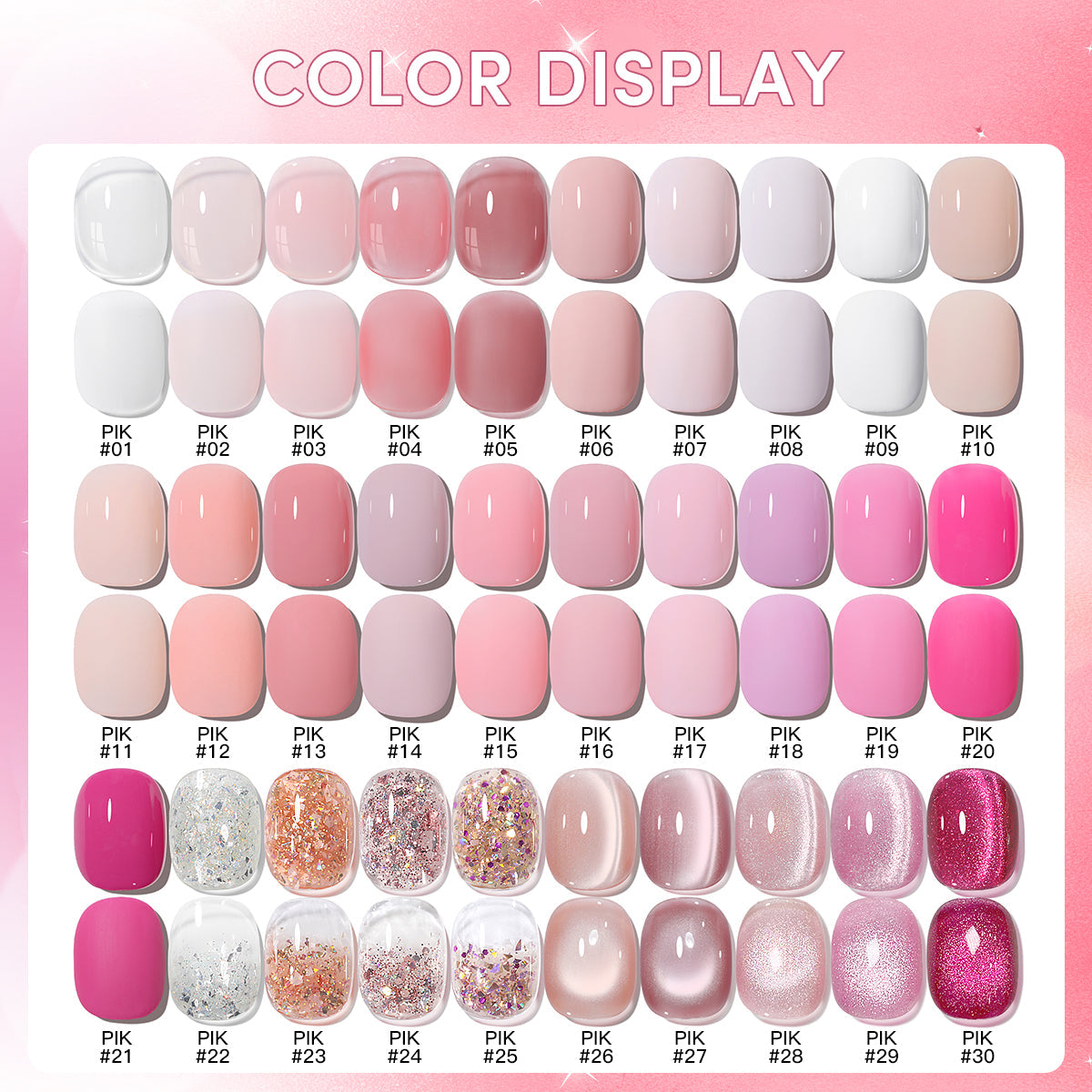 AS Gel Polish Peach Blossom Pink PIK Series 15ml Mask Queen Nepal