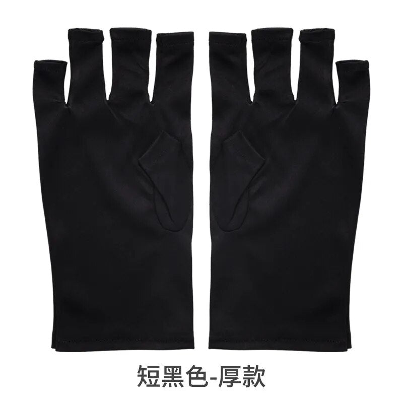 Anti UV Nail Gloves Radiation Hand Gloves Mask Queen Nepal