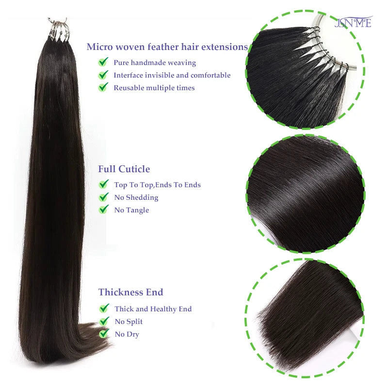 Micro Bead Real Natural Human Hair Extensions Mask Queen Nepal