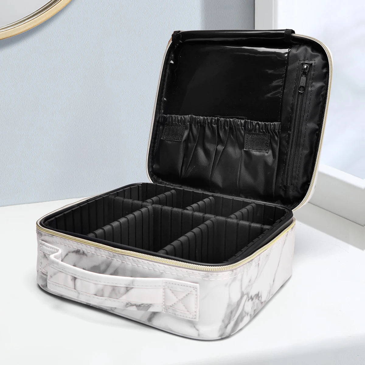 Portable Women's Cosmetic Makeup Organizer Bag Easy Beauty Nepal