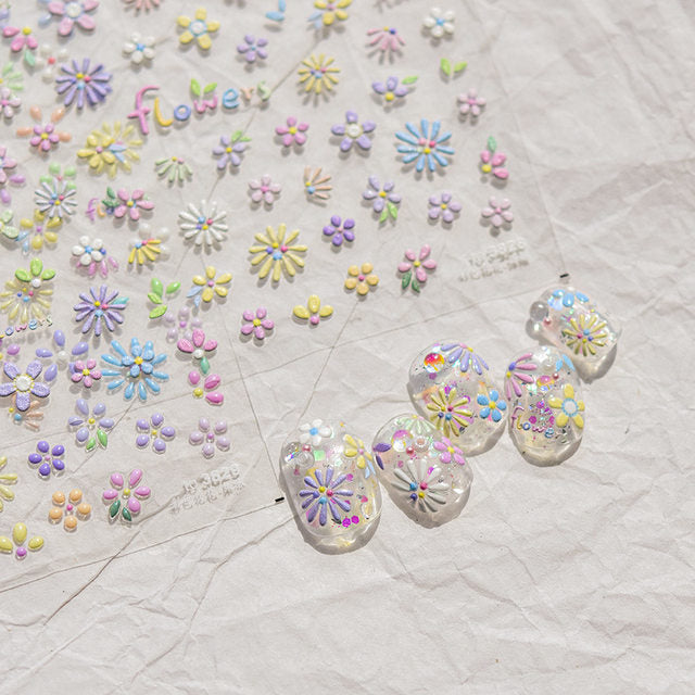 MOSR Nail Art Flower DIY Sticker For Nails Mask Queen Nepal