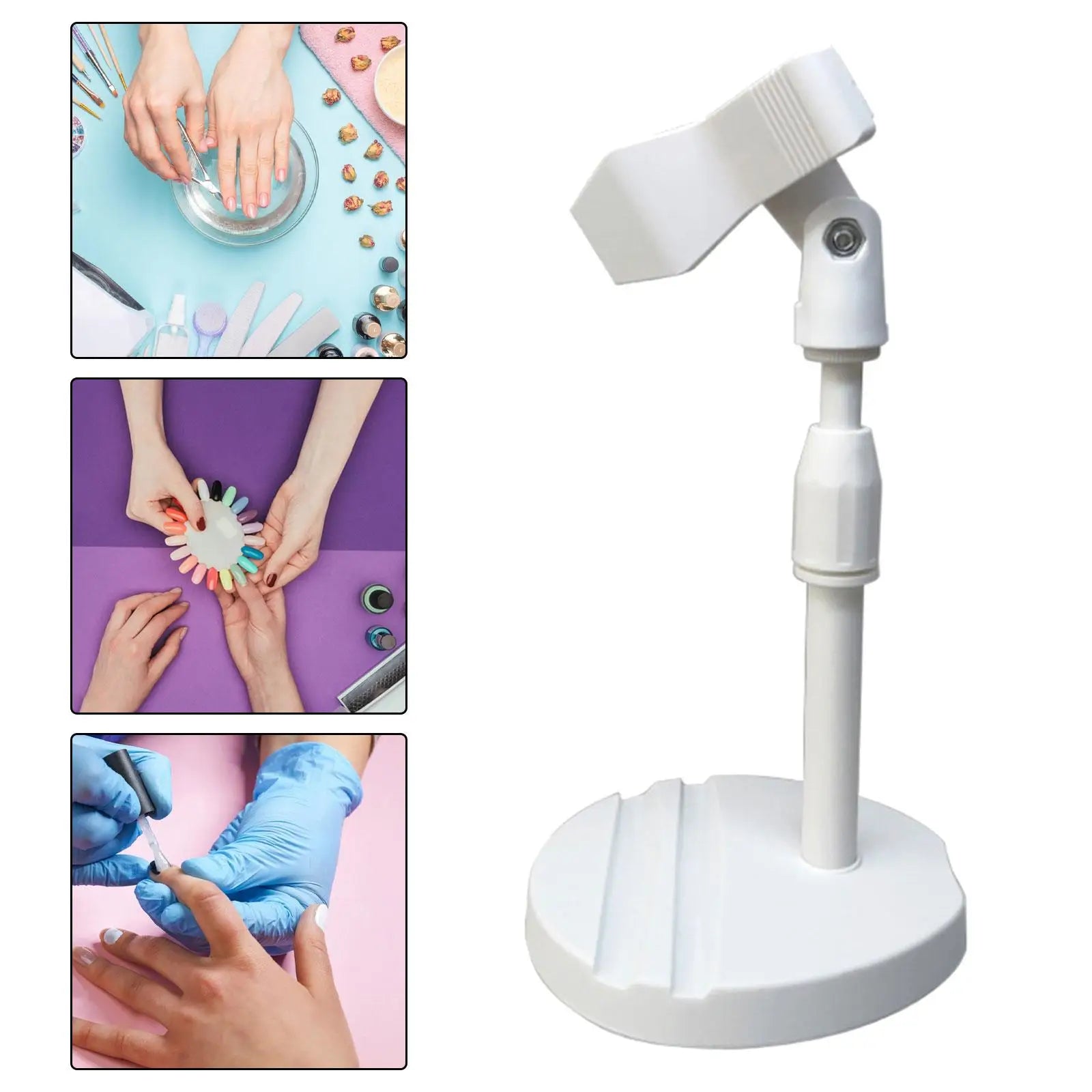 Mini Nail Light Stand Hands Free Nail Art Tool Mini Nail Dryer Bracket Mask Queen Nepal