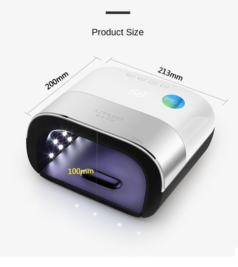 Nail Dryer Smart 2.0 48W UV LED Lamp Nail with Smart Timer Memory Mask Queen Nepal