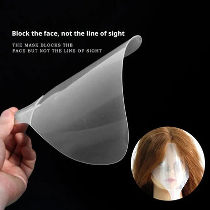 Safety Handheld Plastic Hair Salon Face Shield Mask Easy Beauty Nepal