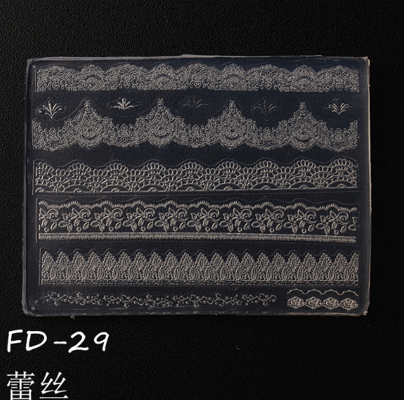 Lace Slicone Mold Mask Queen Nepal