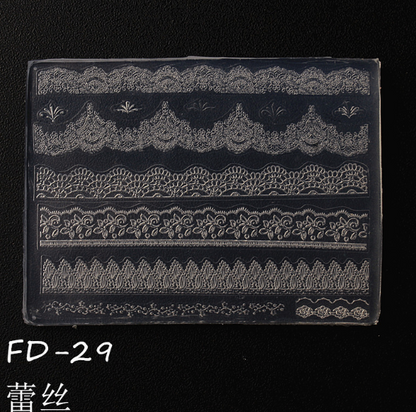 Lace Slicone Mold Mask Queen Nepal