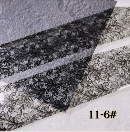 Nail Art Lace Foil Paper (4cm*100cm/2.5cm*100cm*10/4cm*100cm*10) Mask Queen Nepal