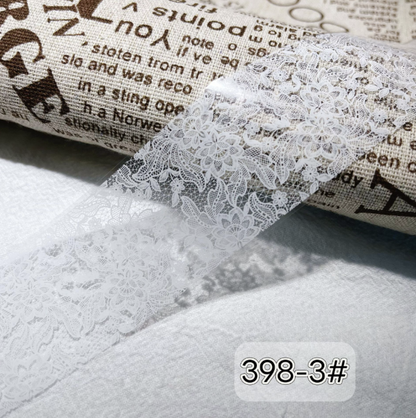 Nail Art Lace Foil Paper (4cm*100cm/2.5cm*100cm*10/4cm*100cm*10) Mask Queen Nepal