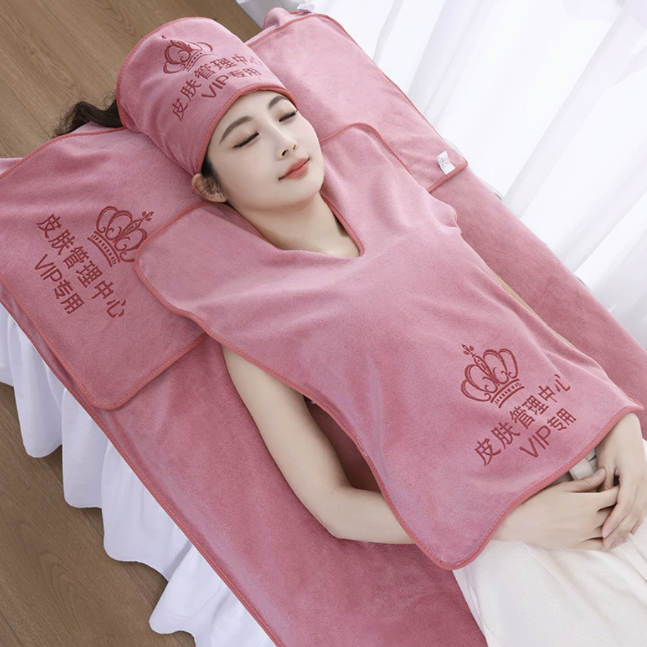 Facial Spa 3 Pieces Towel Set Mask Queen Nepal