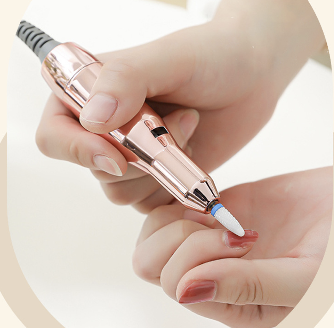 Portable 3-in-1 Rechargeable Nail Drill & UV Lamp Mask Queen Nepal