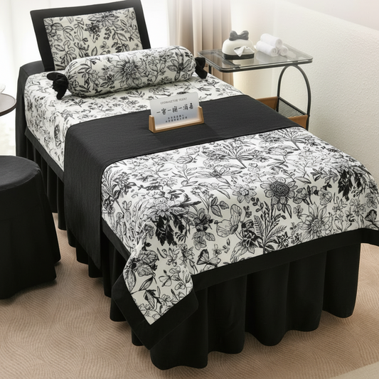 Salon Facial & Spa Linen 4 Pieces Set （80*190） Mask Queen Nepal