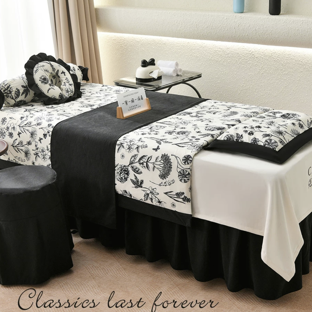 Salon Facial & Spa Linen 4 Pieces Set （80*190） Mask Queen Nepal