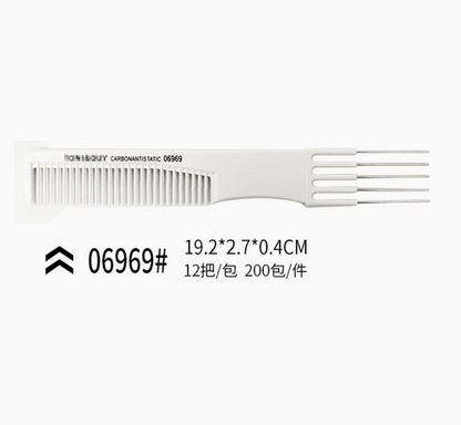 Carbon Anti-Static Comb Collection (White) Mask Queen Nepal