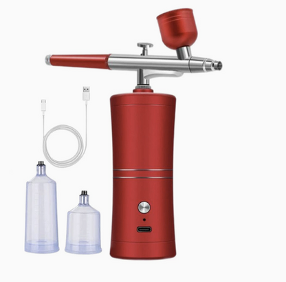 Rechargeable Air Brush With Compressor Air Brush Gun Mask Queen Nepal