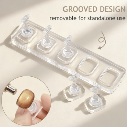 Non-Magnetic Press On Nail Tips Stand Mask Queen Nepal
