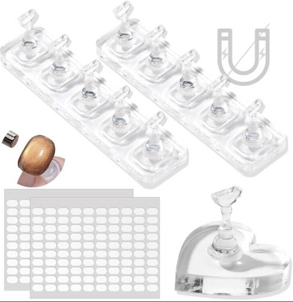 Non-Magnetic Press On Nail Tips Stand Mask Queen Nepal