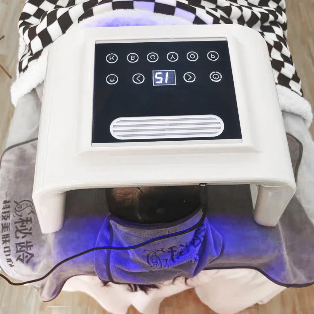 6 Color LED Mask Omega Light PDT Moisture Spectrometer Machine Mask Queen Nepal