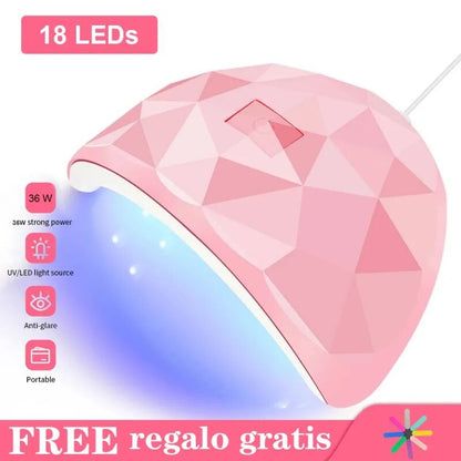 Uv Led Nail Dryer for Drying Nail Gel Polish Mask Queen Nepal