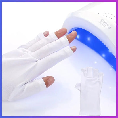 Anti UV Nail Gloves Radiation Hand Gloves Mask Queen Nepal