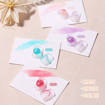 3D Soft Jelly PVC Solid Carving UV Nail Gel Mask Queen Nepal