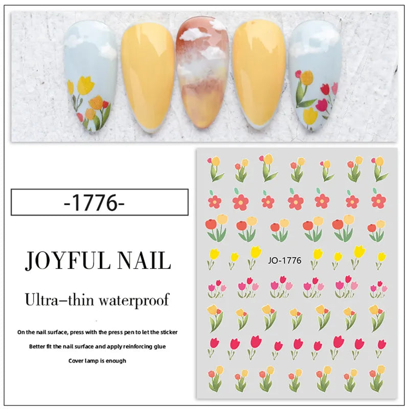 JOYFUL Hollow Out Nail Sticker Mask Queen Nepal