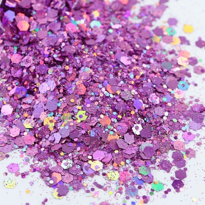 Loose Bulk Chunky Hexagon Nail Glitters Sequin Mask Queen Nepal