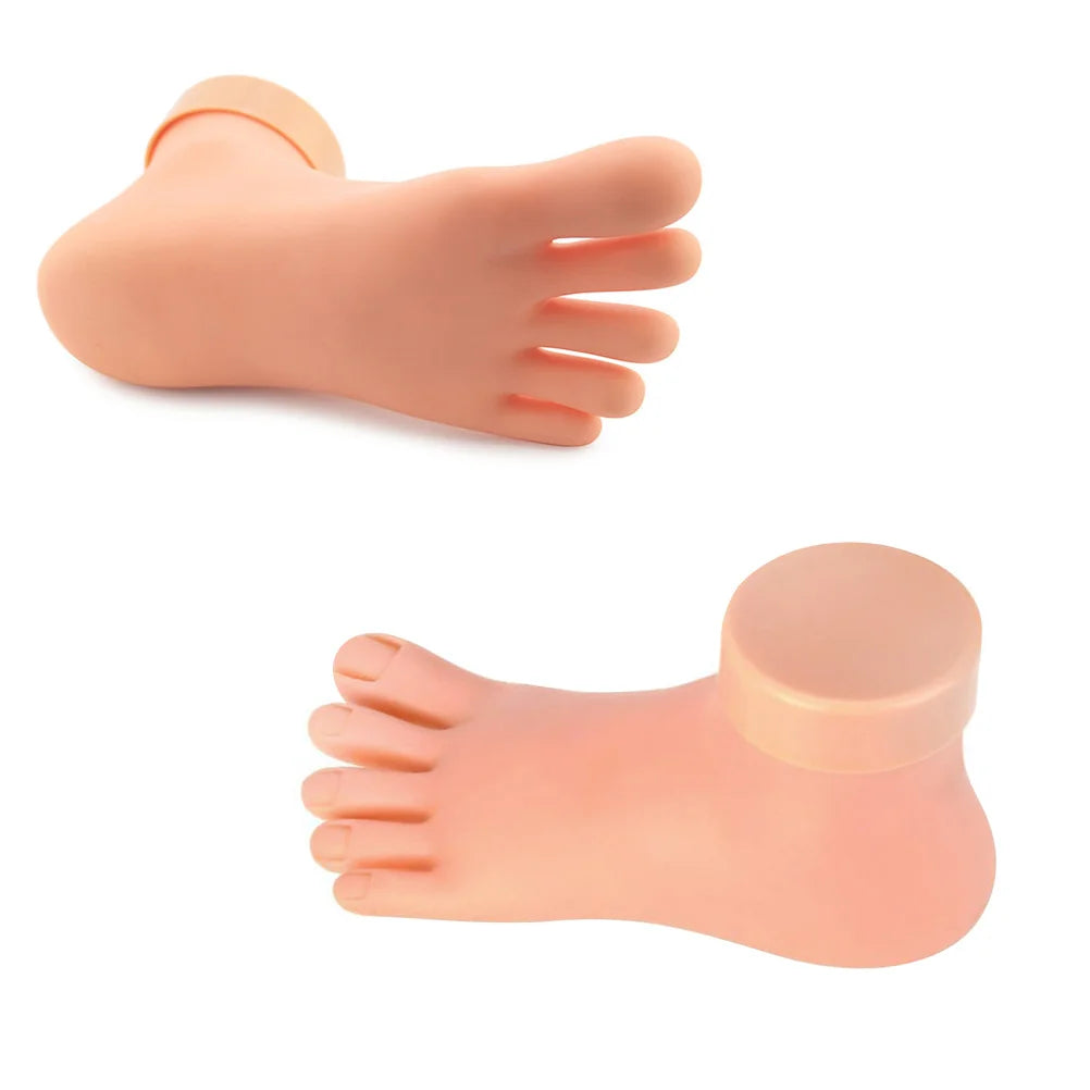 Practice Artifical Foot Model Nail Art Training Display Tool Mask Queen Nepal