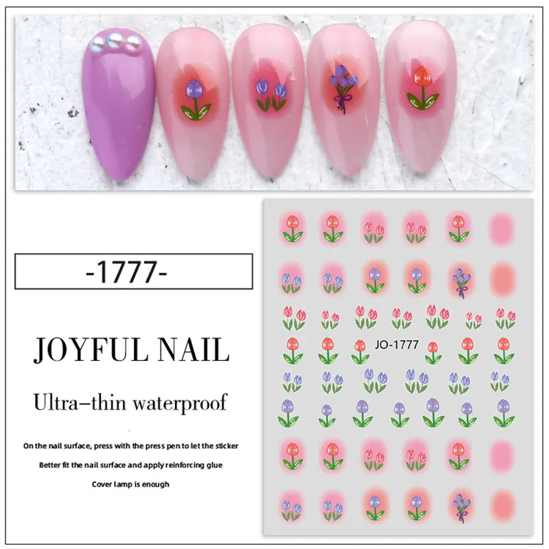 JOYFUL Hollow Out Nail Sticker Mask Queen Nepal