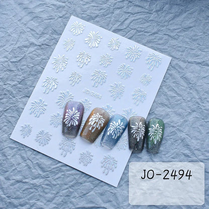 JOYFUL Hollow Out Nail Sticker Mask Queen Nepal