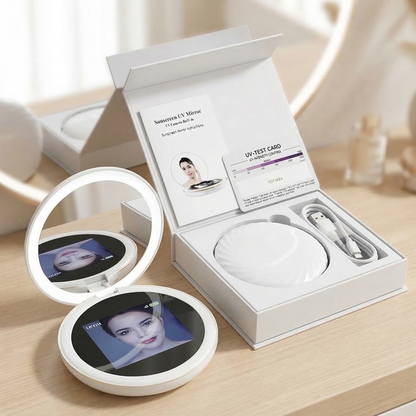 Sunscreen Test UV Camera Mirror Easy Beauty Nepal