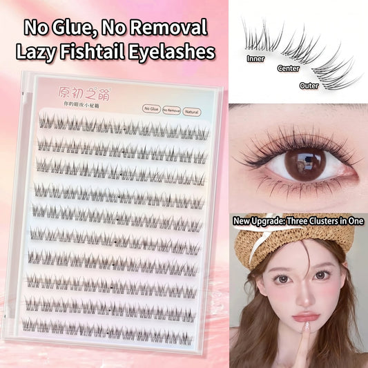 Pre Glued Segmented Cluster Lash 120D (Q-YMJM) Mask Queen Nepal