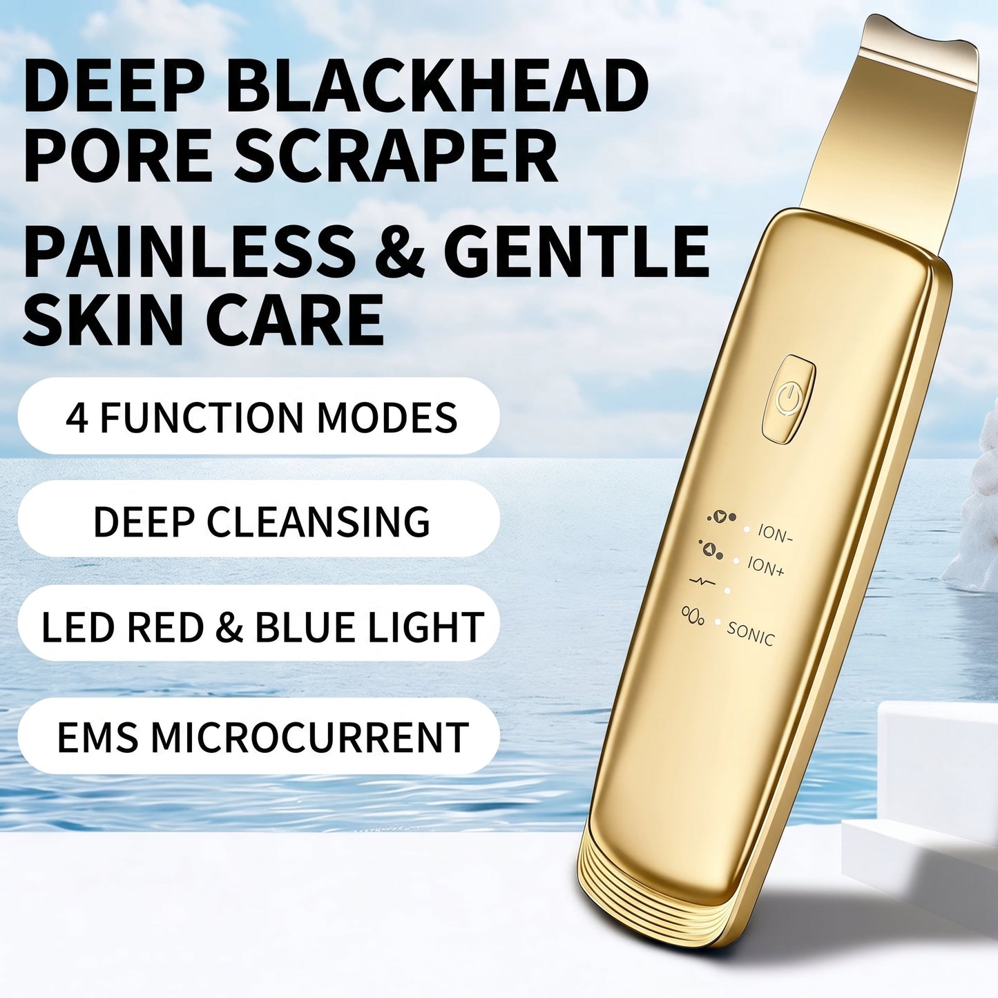Small Portable Microcurrent Ultrasonic Facial Skin Machine Mask Queen Nepal