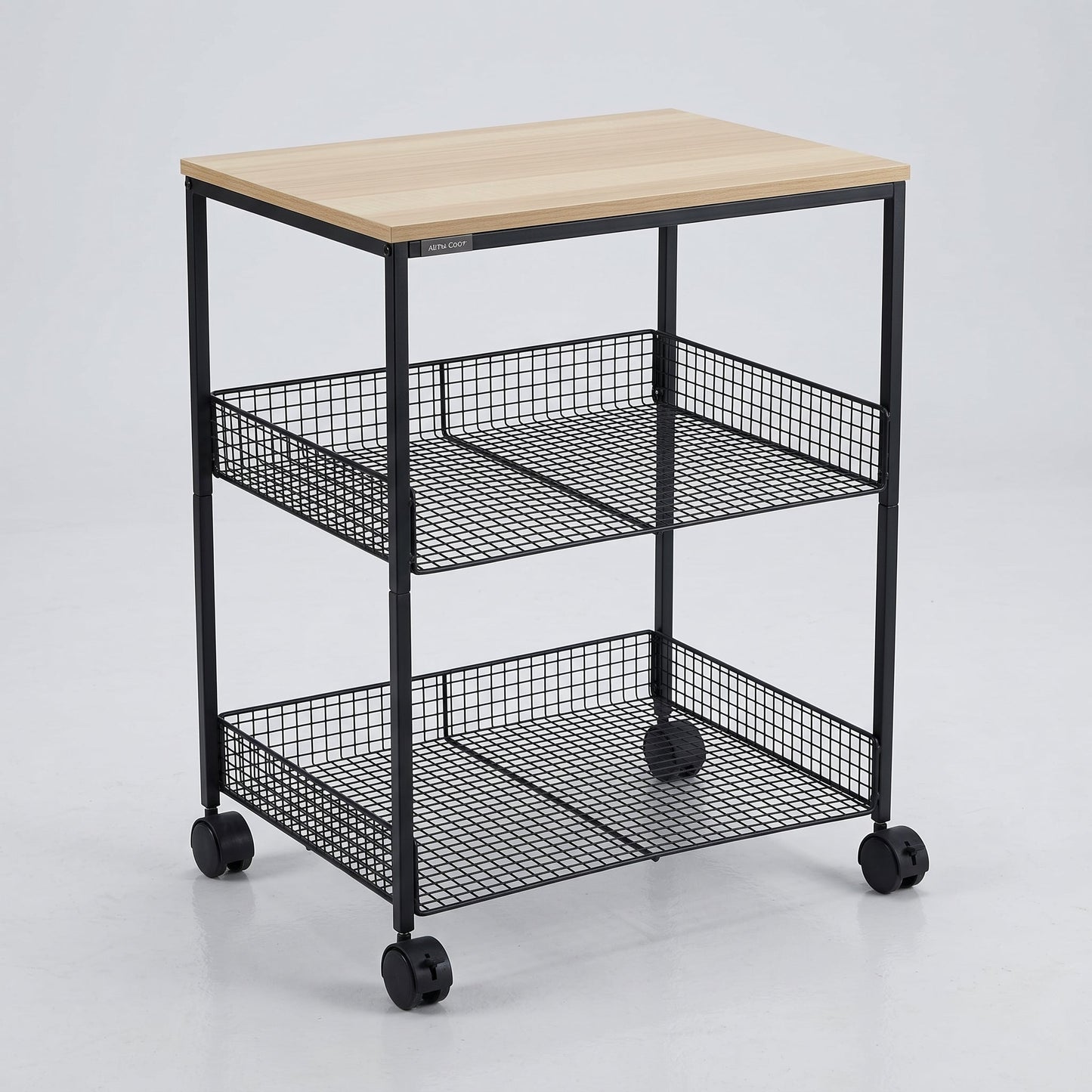 Multi-layer Wooden Table Top Storage Trolley Mask Queen Nepal