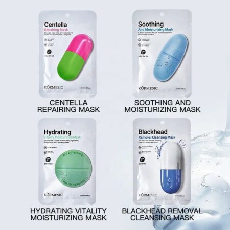 KORMESIC Moisturizing Centella Repairing Brightening Hydrating Face Sheet Mask Easy Beauty Nepal