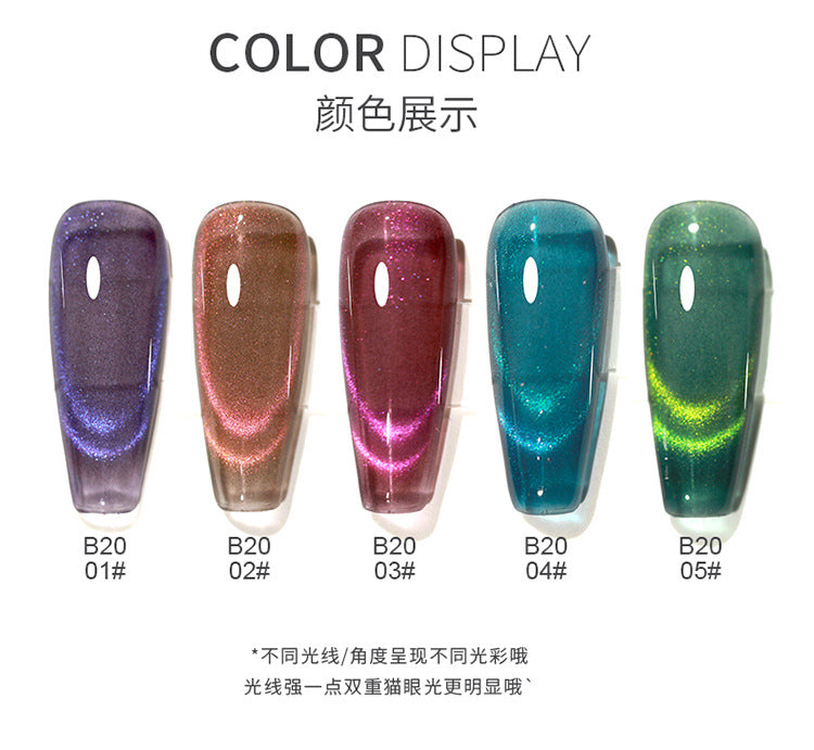 AS Dopamine Rainbow Cat Eye 5 Color Set with Free Already Made Display Board 15ml Mask Queen Nepal