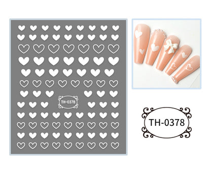 TH- Code Nail Art Stickers Mask Queen Nepal